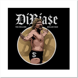 Ted DiBiase Million Dollar Man Pose Posters and Art